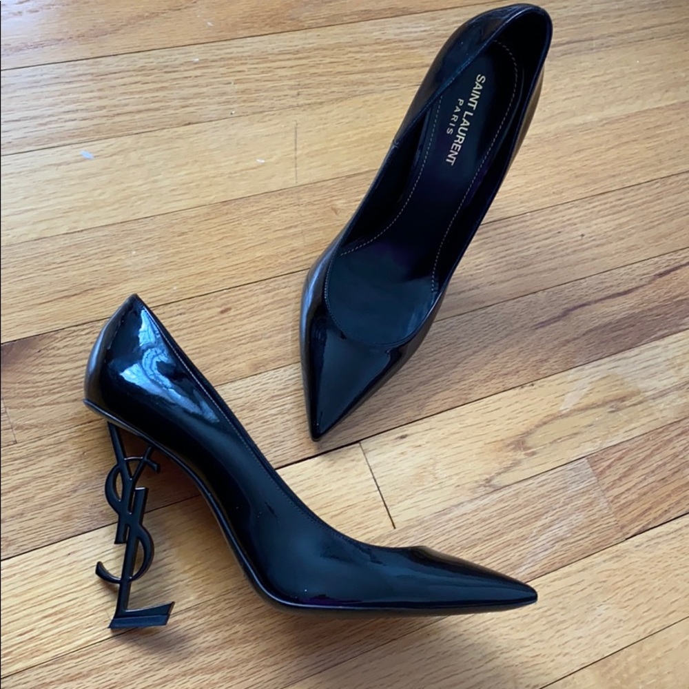 YSL Opyum Patent Pumps